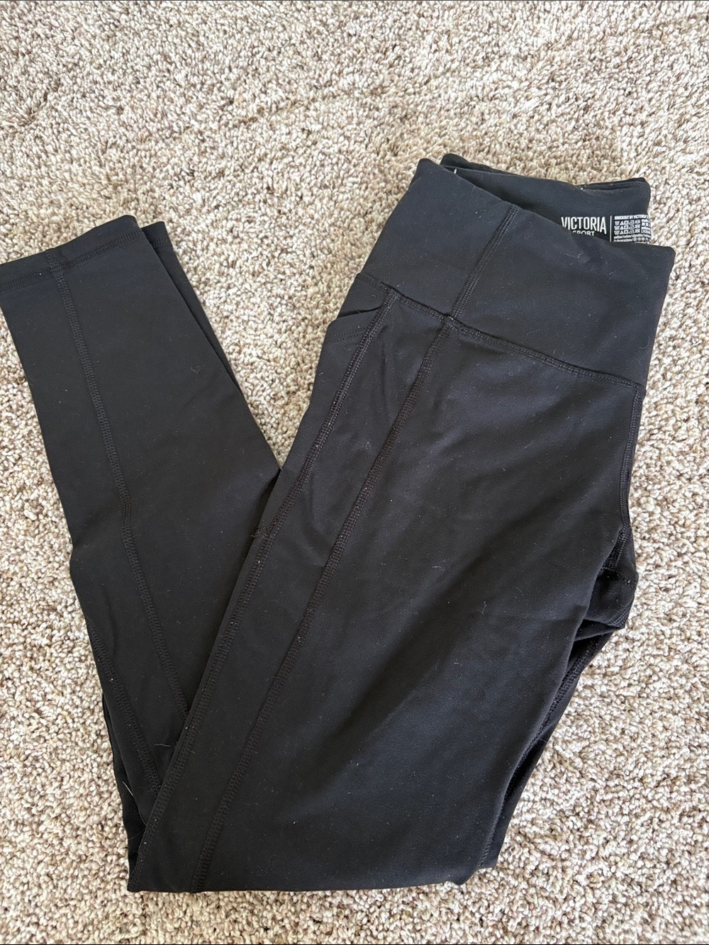 $5💕 Victoria's Secret Black Leggins with pockets